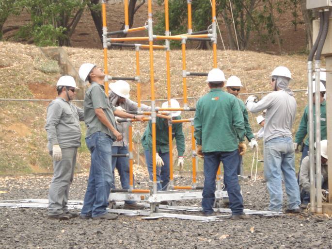 Subestações de 500 kv Montagem