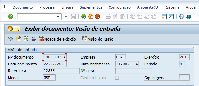 Após preenchimento dos dados, clicar no botão voltar O botão A sinalização pode ser utilizado para verificar o lançamento antes de efetivar o mesmo.