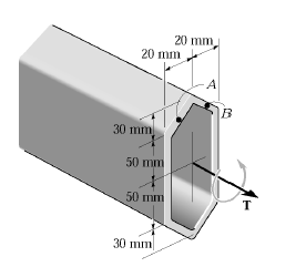 Exercício de fixação 10)O tubo é feito de plástico, tem 5mm de espessura e as dimensões médias são mostradas na figura.
