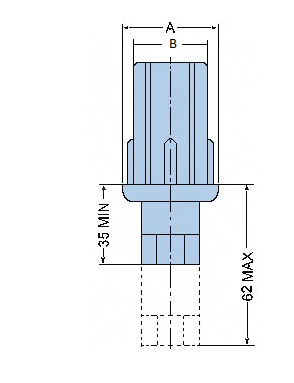 623 Pés reguláveis em polipropileno(pp) preto com nivelador em S lack polypropylene(pp) adjustable feet inserts with S leveller