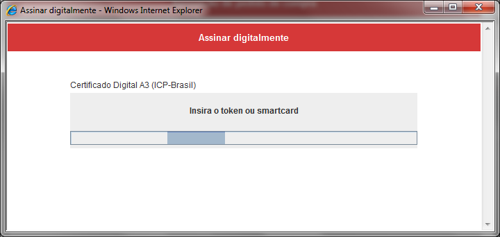 Utilizando a Assinatura Digital no Portal de Compras Aprovação Pedido de compra Quando da confirmação da Aprovação (ou Reprovação Decisão sobre aprovação - Negado), de determinado Pedido de Compra,