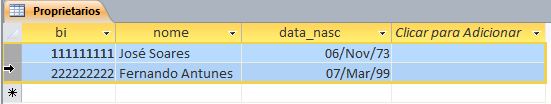 Eliminar registos na vista Folha de dados Como já dissemos anteriormente, a melhor forma de