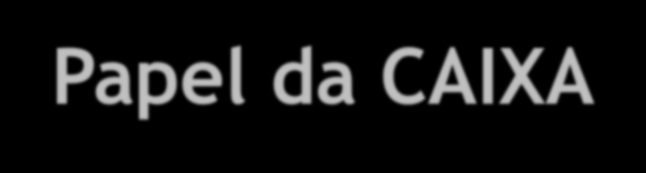 Participantes MCidades - na qualidade de Gestor. CAIXA - na qualidade de Agente Operador. Estados, Municípios e Distrito Federal - na qualidade de Proponente/Agente Executor.