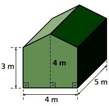 7) 8) Sabendo que foram gastos 0,96 m² de material para montar a caixa cúbica cuja figura está abaixo, calcule
