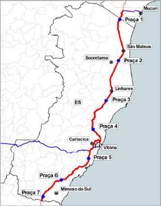 RESUMO DA CONCESSÃO Em 18 de janeiro de 2012, o Consórcio Rodovia da Vitória foi declarado vencedor da Concorrência Pública da rodovia BR 101 Composição do Consórcio: EcoRodovias 80% SBS Engenharia