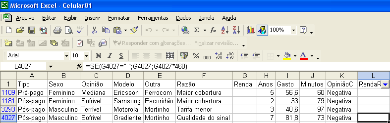 Tais ações facilitarão o estudo da Renda, posto que algumas pessoas têm dificuldade de raciocinar em termos de salários mínimos, e outras preferem uma visão categorizada das quantidades.