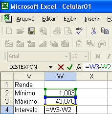 5.2 - Procedimentos para variáveis quantitativas contínuas Se a variável de interesse for quantitativa contínua, como Renda no arquivo Celular01.