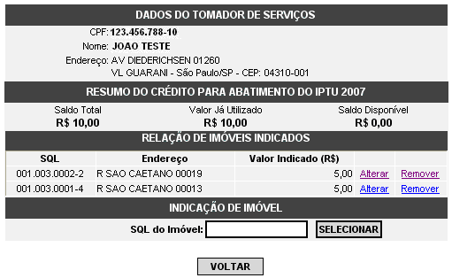 Nota Fiscal Eletrônica de Serviços NF-e Versão do Manual: 2.6 pág. 37 Valor do IPTU: valor do IPTU do exercício corrente.