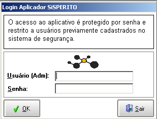 2.2 Atualizando a versão do aplicativo A atualização do SiSPERITO é feita através do aplicativo Aplicador SiSPERITO, disponível na área de download