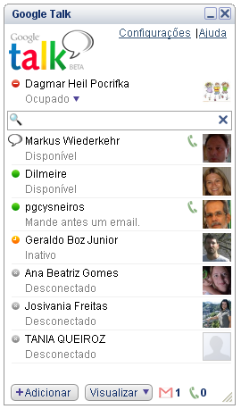 messenger 3 e o GTalk 4, exemplificada pela figura 2.