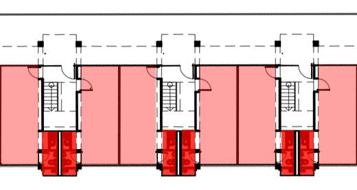 configurando edifícios em altura e se definem pela articulação de um prisma com planta livre e outro prisma secundário, com áreas molhadas (figura 2).