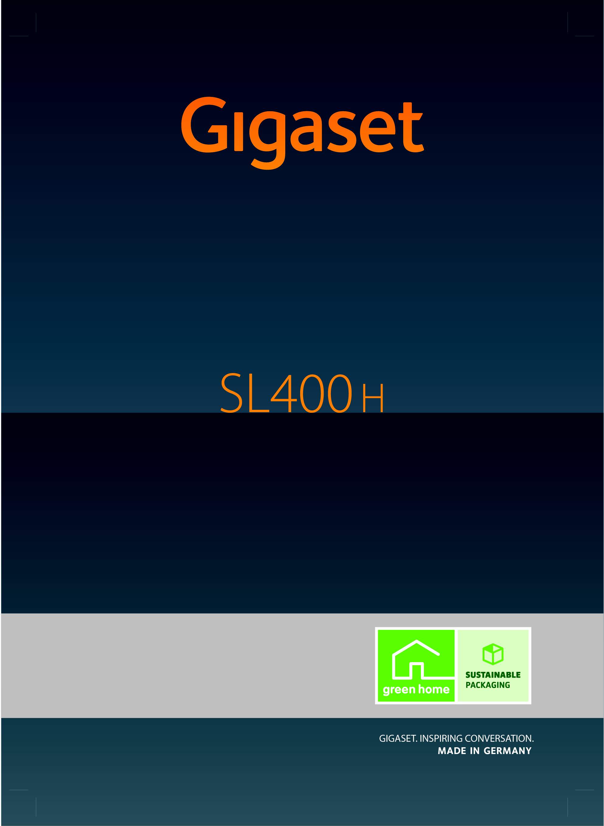 Gigaset SL400H / BRAS PT / A31008-M2152-U301-1-V419 / Cover_front.fm / 31.05.