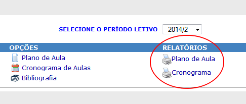 - INCLUSÃO DE BIBLIOGRAFIA ON-LINE Ao clicar no link Incluir bibliografia on-line, a seguinte página será apresentada: Digite o endereço da bibliografia on-line incluindo o http:// e clique em gravar.