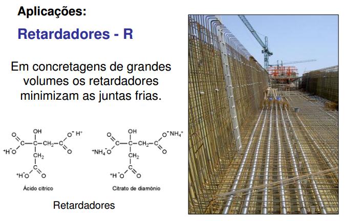 Concretagens em clima frio; Possibilidade de lançamento do concreto em temperaturas de até -7 C sem o congelamento da água.