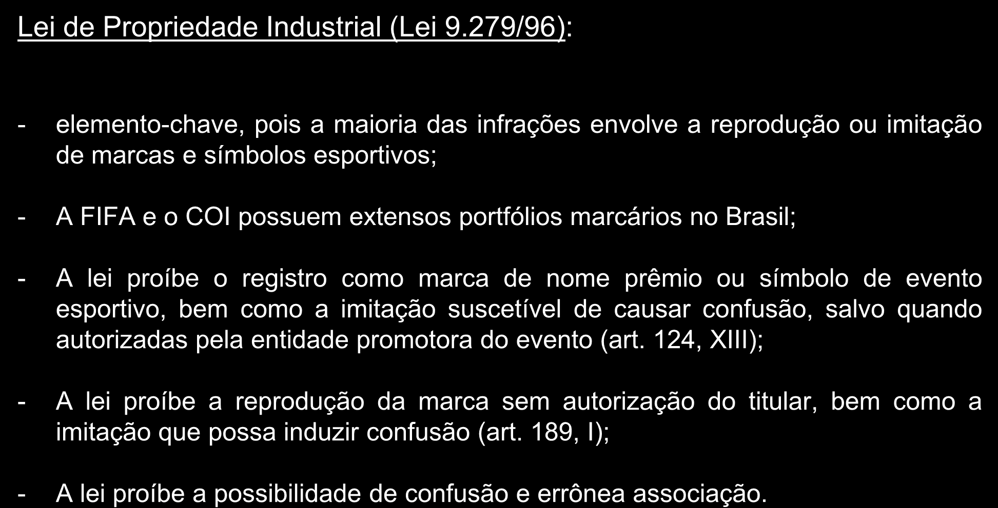 Análise do ordenamento jurídico Lei de Propriedade Industrial (Lei 9.