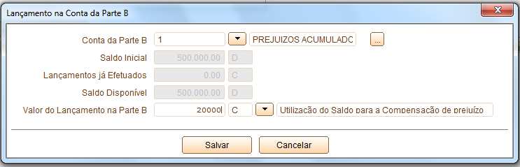 Idêntico procedimento deve ser utilizado para a compensação de prejuízos fiscais,