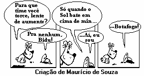 (Pucmg ) O tipo de lente da história do Bidu é usado para corrigir: a) miopia e astigmatismo.