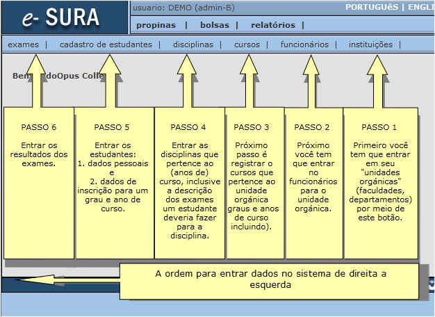 5. A ordem correcta para