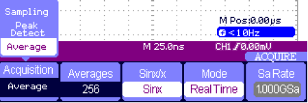 A. Sistema do Modo de Aquisição de Sinais Pressione [Scope] e selecione o modo de aquisição desejada. Conforme Figura 2-8.