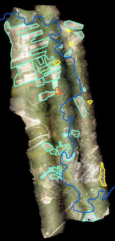 produtividade obtida nesse trabalho pode-se conjecturar um sobrevoo para imageamento de um trecho de 10 km de um rio com 25 metros de largura, recobrindo ambas as margens até a distância de 1 km.