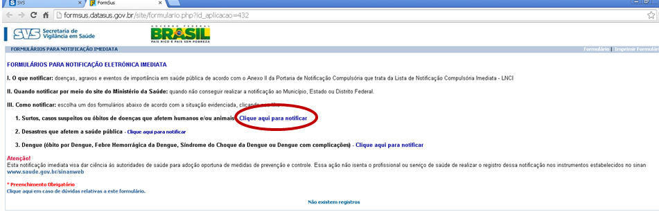 id_aplicacao=432 c. http://formsus.datasus.gov.br/site/formulario.php?