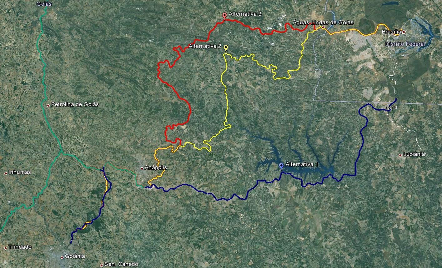 ITUMBIARA GO / GOIÂNIA GO / BRASÍLIA DF Segmento 2: Goiânia/GO