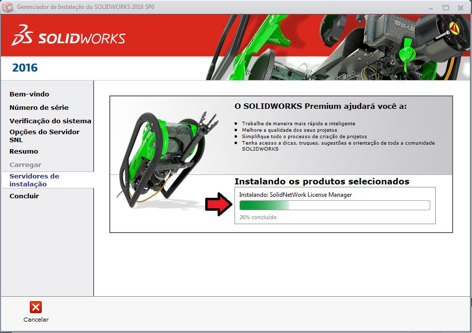 Irá aparecer o Local de instalação, para prosseguir selecione Instalar agora.