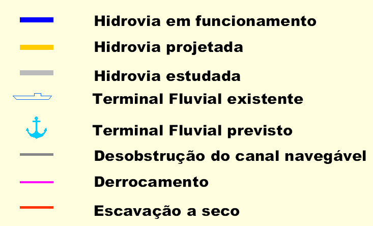 Hidrovia do São Francisco PERFIL LONGITUDINAL Santa Maria da Vitória - BA Foz no rio São Francisco 432,4m 419,4m 100 0 RIO CORRENTE Pirapora - MG Ibotirama-BA Xique-Xique-BA 475,7m 392,5m 409,5m 2000