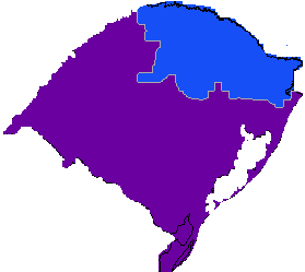 3. Previsão do índice ultravioleta máximo para condições de céu claro (sem nuvens) no Estado do Rio Grande do Sul, em 14/01/2016.