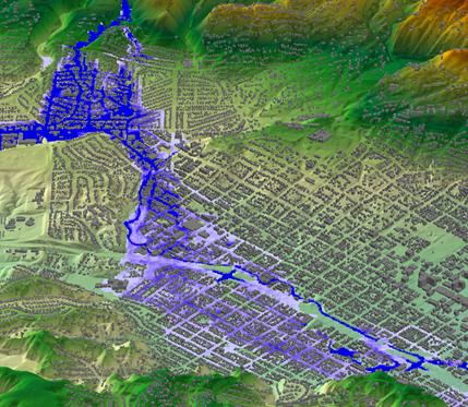 Partilha IG entre Instrumentos Gestão Territorial Novo cálculo de área inundável