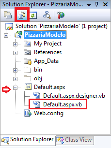 Quando a interface do Visual Studio carregar, veremos a interface básica do Visual Studio padrão, uma seção para a solução, outra para as propriedades, a toolbox e a tela central com o ambiente de