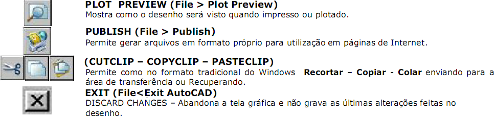 EXPORT Exporta desenhos do AutoCAD (DWG) 