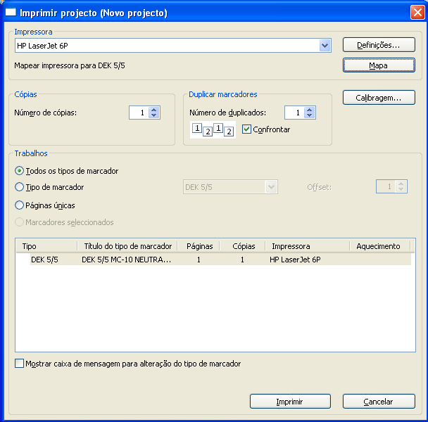 SMark Laser: Referência da peça - 1767090000 Instalar o programa de controlo da impressora HP LaserJet 6P O programa de controlo da impressora suporta Windows 2000, XP, Vista e Windows 7 (32-Bit).