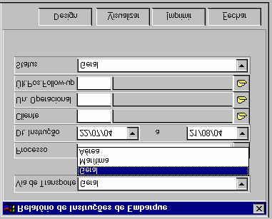 7.8 Tabela de Frete Conforme os tarifários cadastrados no sistema, poderemos visualizar por origem e destino. 7.