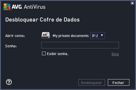 Como usar seu cofre de dados Quando estiver satisfeito com as configurações, clique no botão Criar cofre.