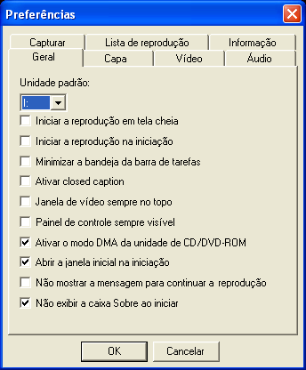 Reprodutor de DVD GUIA DO USUÁRIO DO ULEAD DVD PLAYER 9 Preferências Personalize as configurações de captura e de reprodução do Ulead DVD Player.