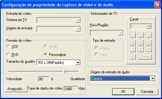 20 GUIA DO USUÁRIO DO ULEAD DVD MOVIEFACTORY Usar o modo de visualização Selecione para melhorar a qualidade do vídeo capturado ao capturar no formato SCVD ou DVD.