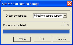 22 GUIA DO USUÁRIO DO ULEAD DVD MOVIEFACTORY Configuração da ordem de campos Pode definir a ordem de campos a usar para capturar vídeo através da caixa de diálogo Trocar a ordem de campo.