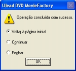 DVD MovieFactory GUIA DO USUÁRIO DO ULEAD DVD MOVIEFACTORY 49 3. Selecione as pastas Criar DVD para criar pastas para seu projeto e localizar o caminho onde deseja salvá-lo. 4. Selecione Criar arquivo de imagem de disco para fazer um arquivo de imagem ISO do DVD para utilização posterior.