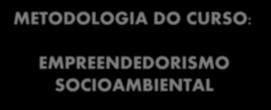 METODOLOGIA DO CURSO:
