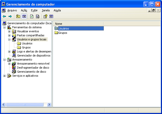 Configuração Usuário - Postgres