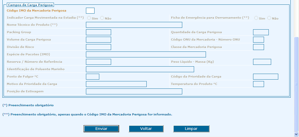 Figura 14 Incluir / Alterar dados complementares tela 3 4.