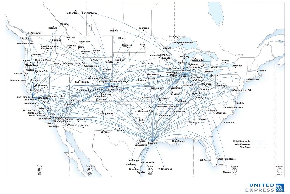 Aviação regional nos EUA,