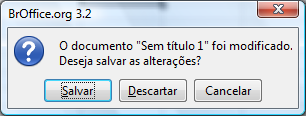 2.9) Sair No Calc, na Barra de Menus, clique em Arquivo => Sair; no Excel, Arquivo => Fechar.
