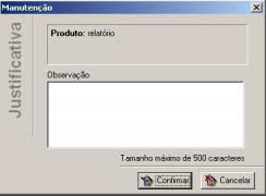 Para as etapas cujo término estava previsto para o quadrimestre no qual o relatório está sendo elaborado, o usuário deve indicar se seu produto foi entregue ou não. A figura C.