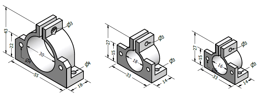 Acessórios Espelho Prismático Código ESP 50x50 ESP 80R Formato Quadrado Redondo Dimensão