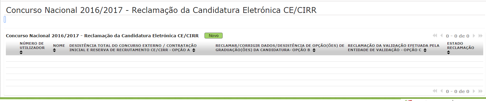 3 Reclamação 3.1 Enquadramento Após selecionar a opção Reclamação iniciar-se-á o processo.