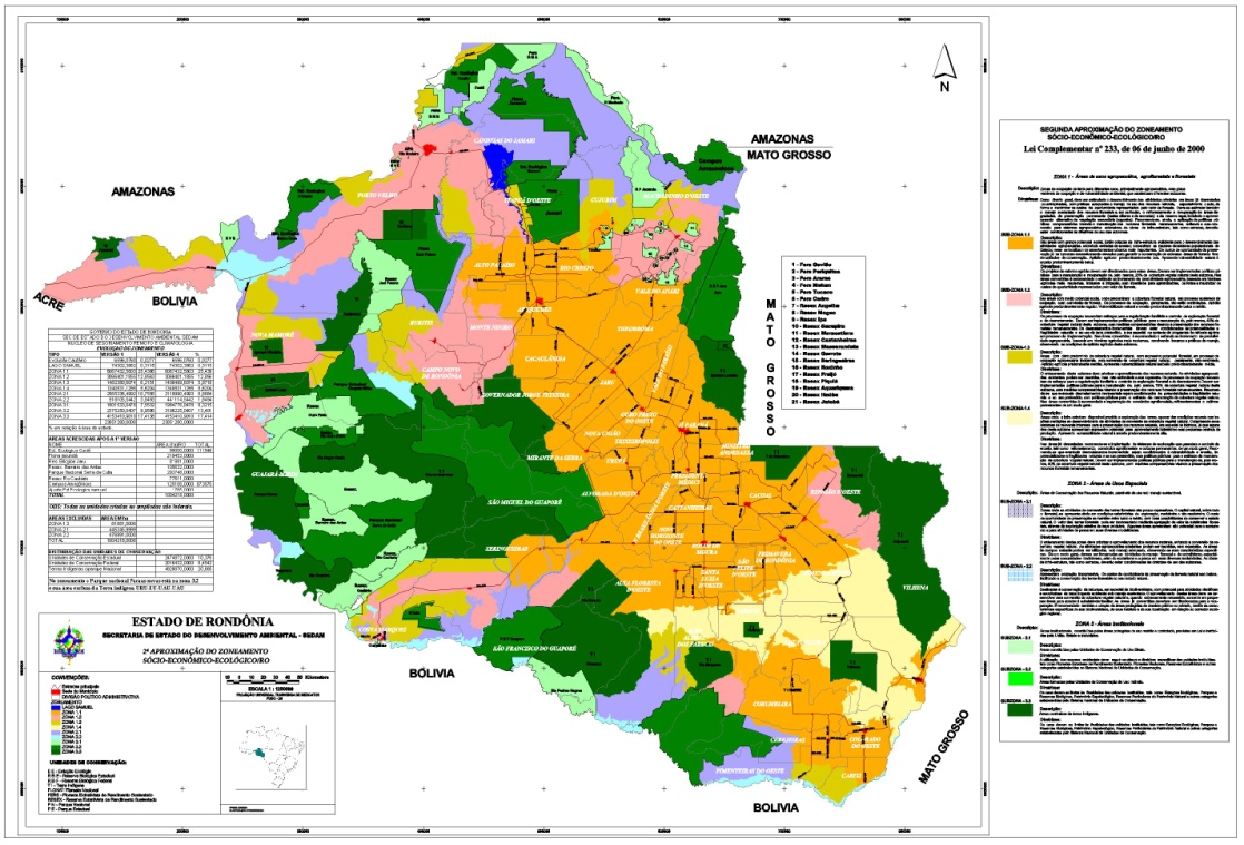 No entanto, a fragilidade institucional e os arranjos políticos locais, mais uma vez, redesenharam as tendências de uso da terra com a descaracterização do ordenamento previsto pelo ZSEE e aprovado