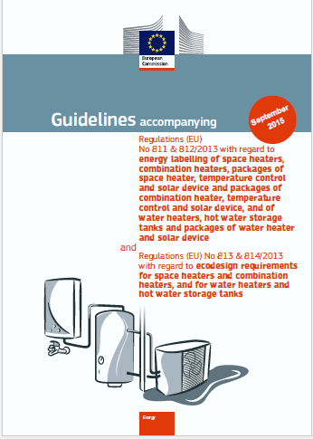 Guidelines de acompanhamento dos Regulamentos Delegados N.º 811/2013 e N.