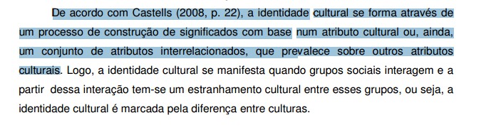 NBR 10520 - Tipos de Citações Citação Indireta CITAÇÃO INDIRETA: é a citação de um texto, baseado na obra de um autor, ou seja,